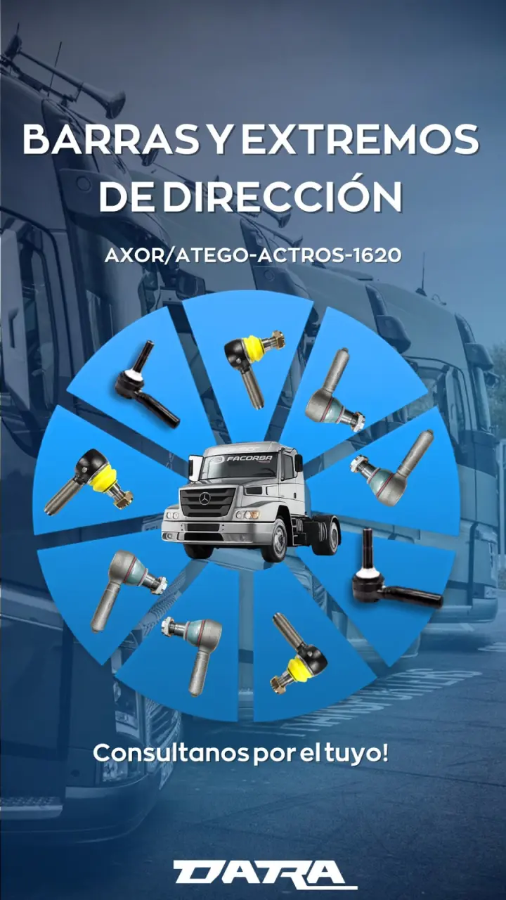 Barras y Extremos de Dirección para Camiones