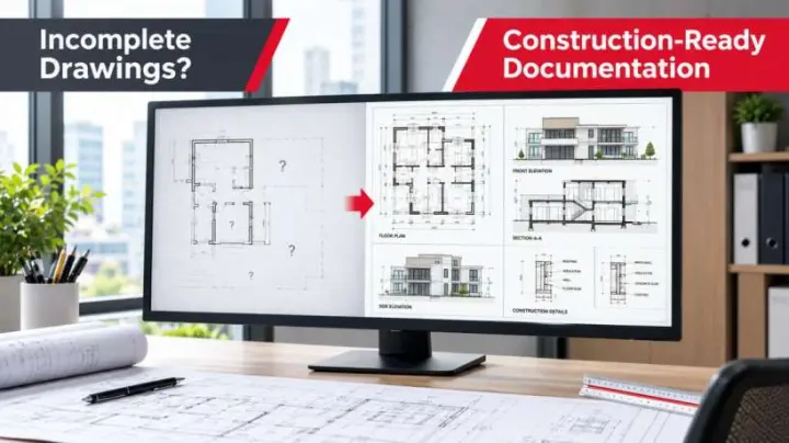 Struggling with Incomplete Drawings? Get Professional Construction Documentation
