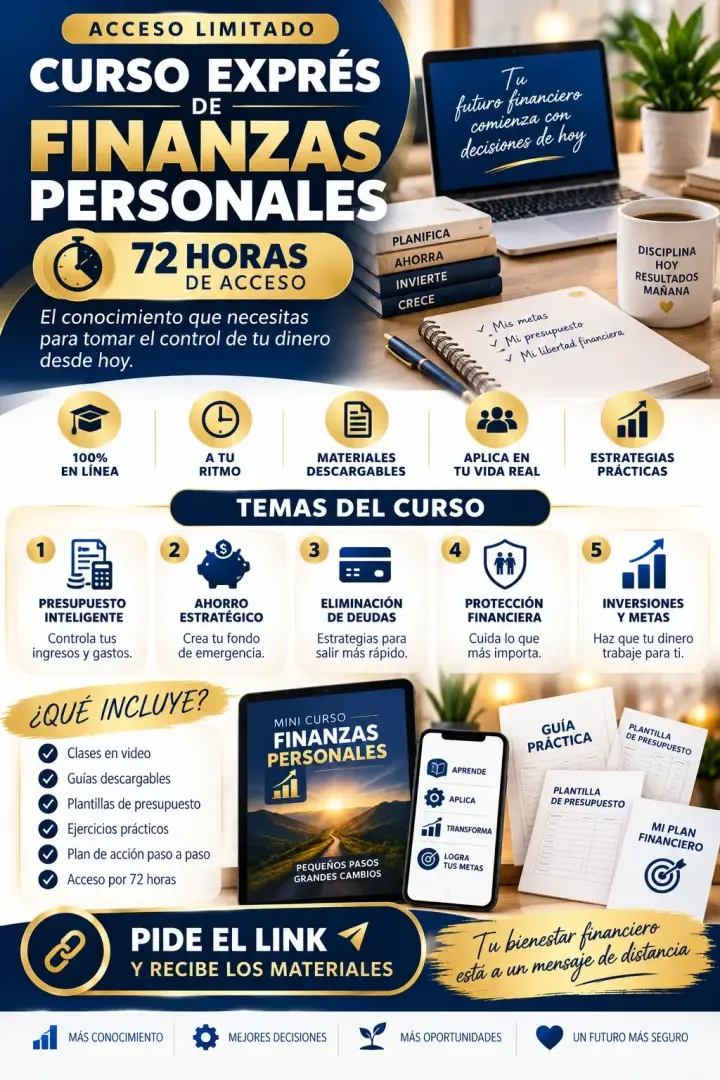TU PRÓXIMO PASO HACIA UNA MEJOR EDUCACIÓN FINANCIERA COMIENZA AQUÍ