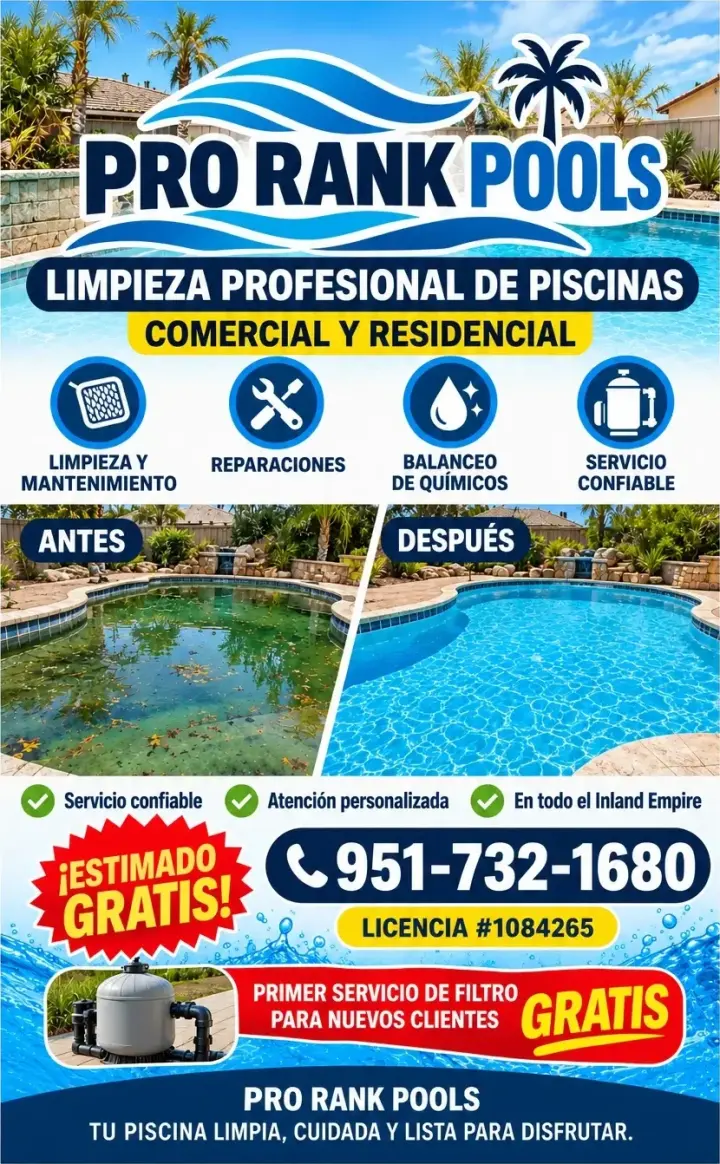¡MANTENIMIENTO DE  ALBERCAS!!!