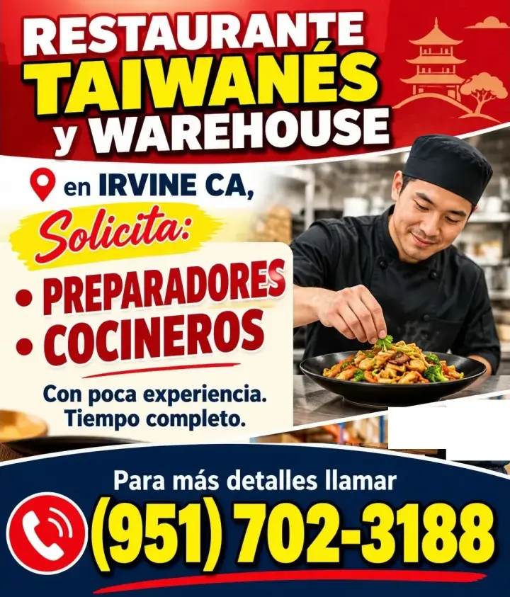 RESTAURANTE TAIWANÉS y WAREHOUSE  📍en IRVINE CA,