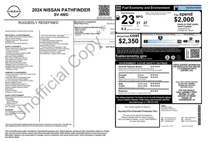 2024 Nissan Pathfinder