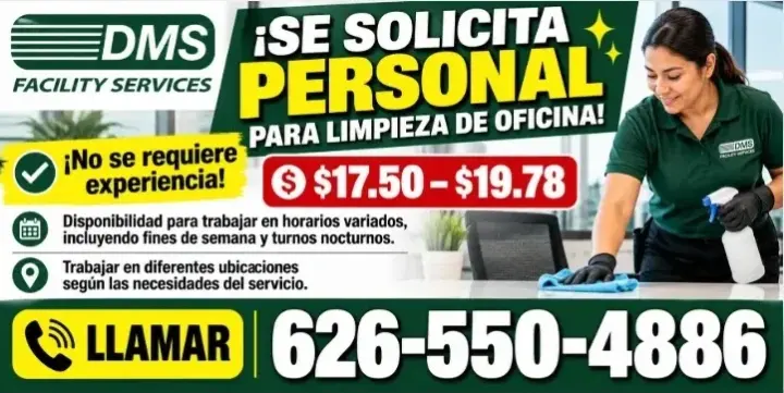 PERSONAL PARA LIMPIEZA