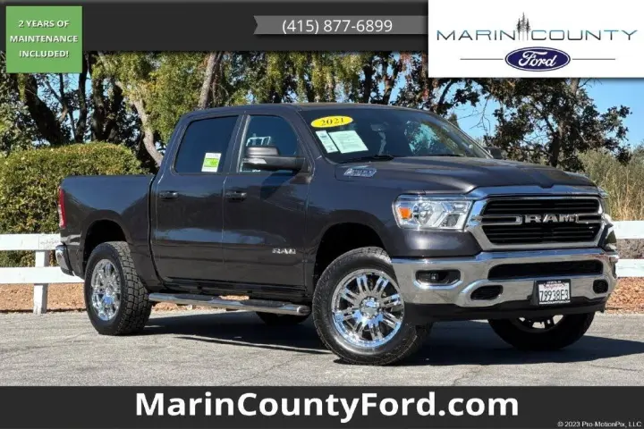 Ram 1500 2021 4x4 Big Horn 4dr Crew Cab 5.6 ft. SB Pickup