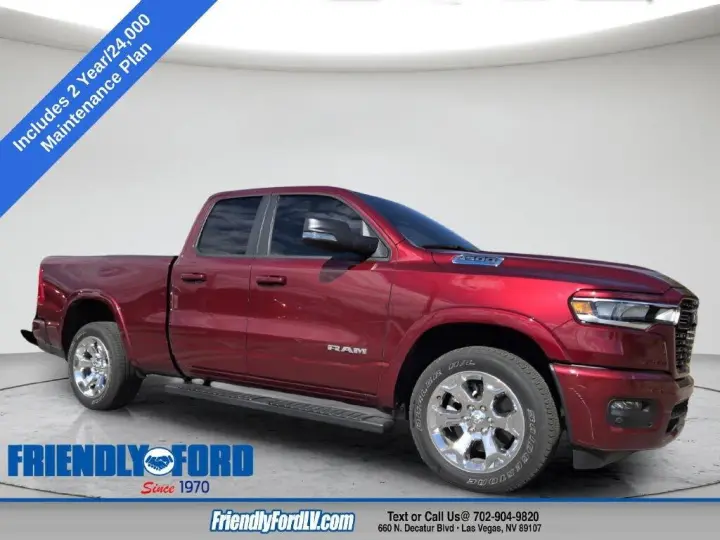 Ram 1500 2025 4x2 Big Horn 4 puertas Quad Cab pickup caja larga de 6.4 pies