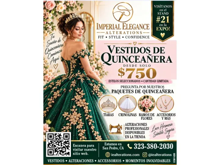 Vestidos de Quinceañera desde $750
