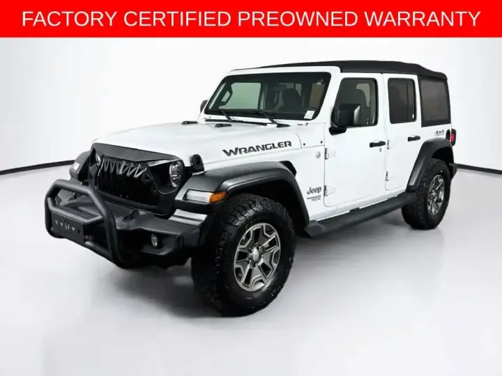 Jeep Wrangler Unlimited 2018 4x4 Sport 4dr SUV (lanzamiento a mitad de año)