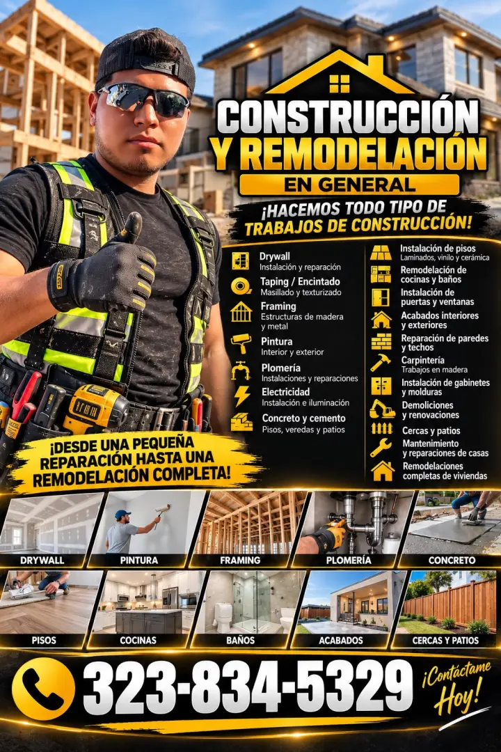 Servicios de Construcción y Remodelación General