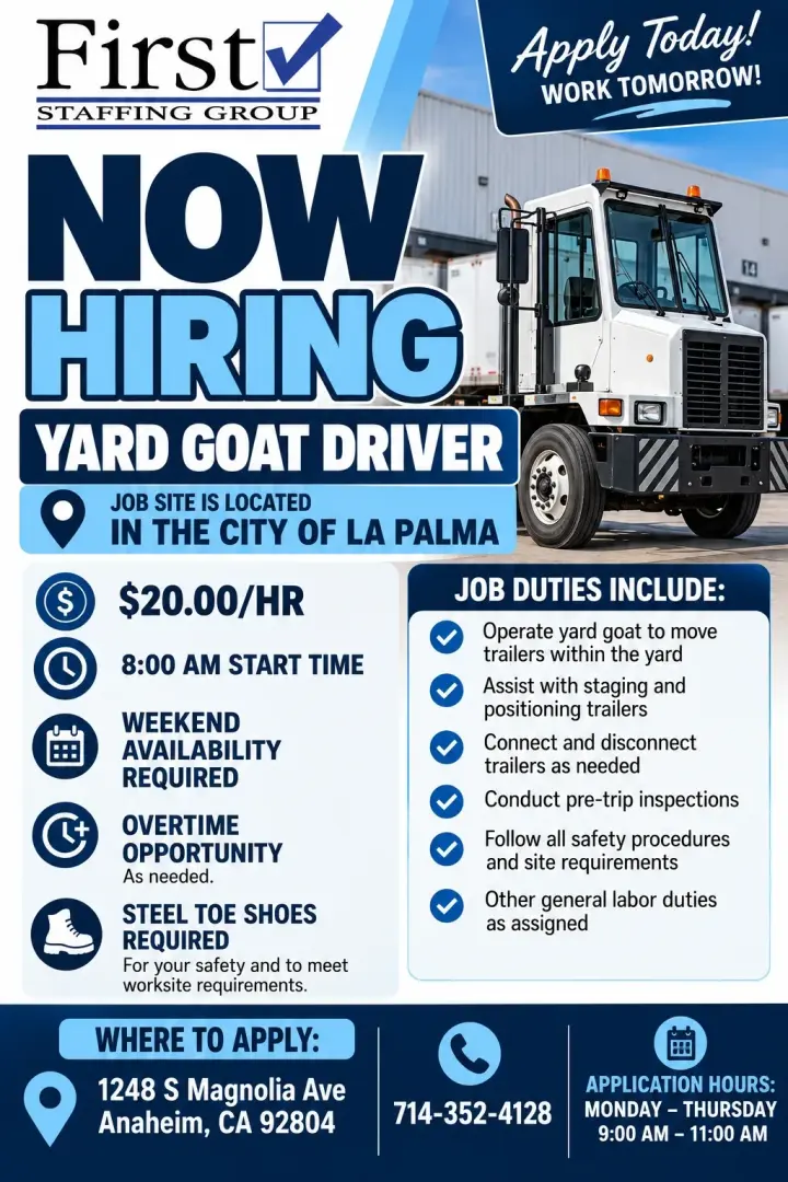 YARD GOAT DRIVER