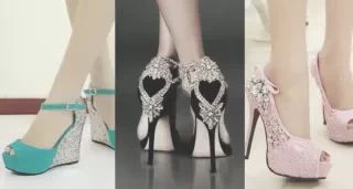 Galeria de fotos: zapatillas de Quinceañera coloridos