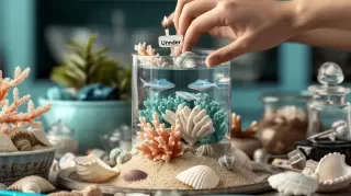 DIY Tutorial: Under the Sea Centerpiece