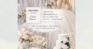 ¡Celebra tu Quinceañera con el Color del Año 2026 de Pantone!
