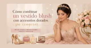 How to Style a Blush Quinceanera Dress with Gold Accessories Without Overdoing It
