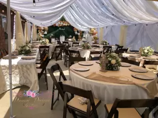 Unique Designs by Maira drapery for canopy decoration