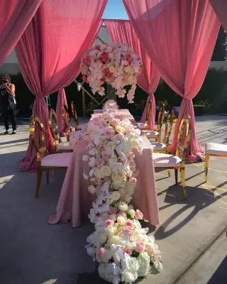 SS Floral Event by Sandy floral table decoration