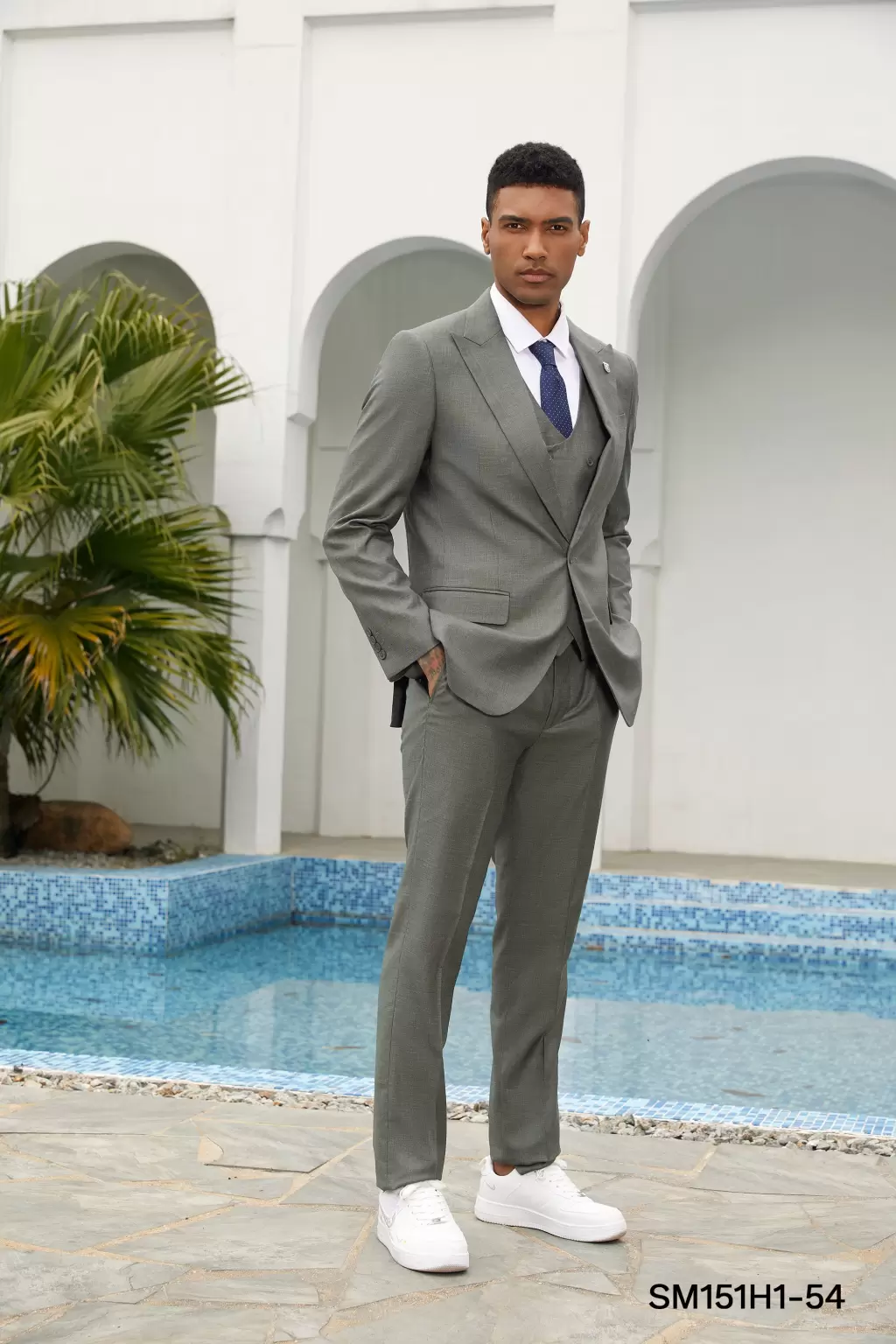 Stacy Adams Suit Hybrid Fit Suit Terracotta Brown