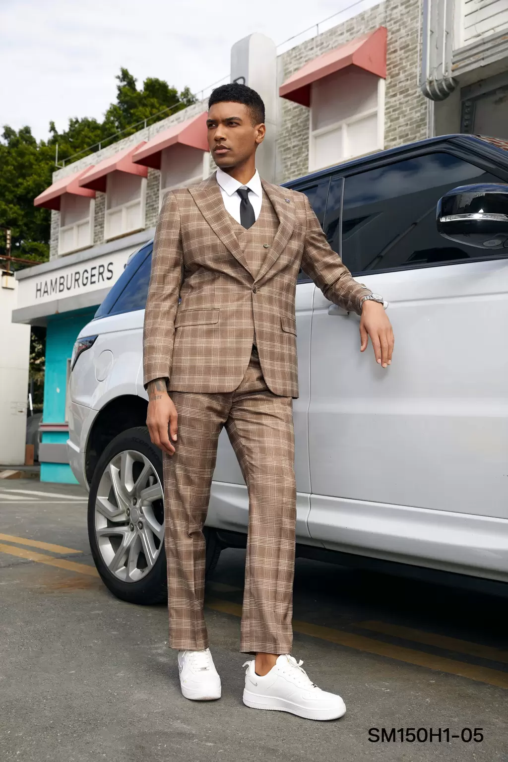 Stacy Adams Suit Hybrid Fit Suit Salmon