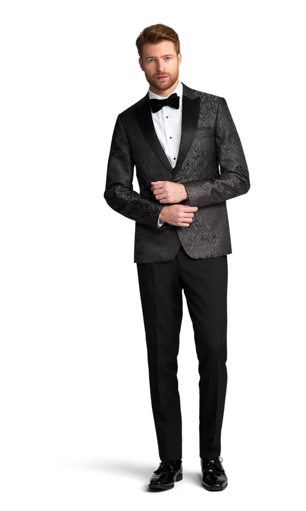 Black Paisley Chase Tuxedo
