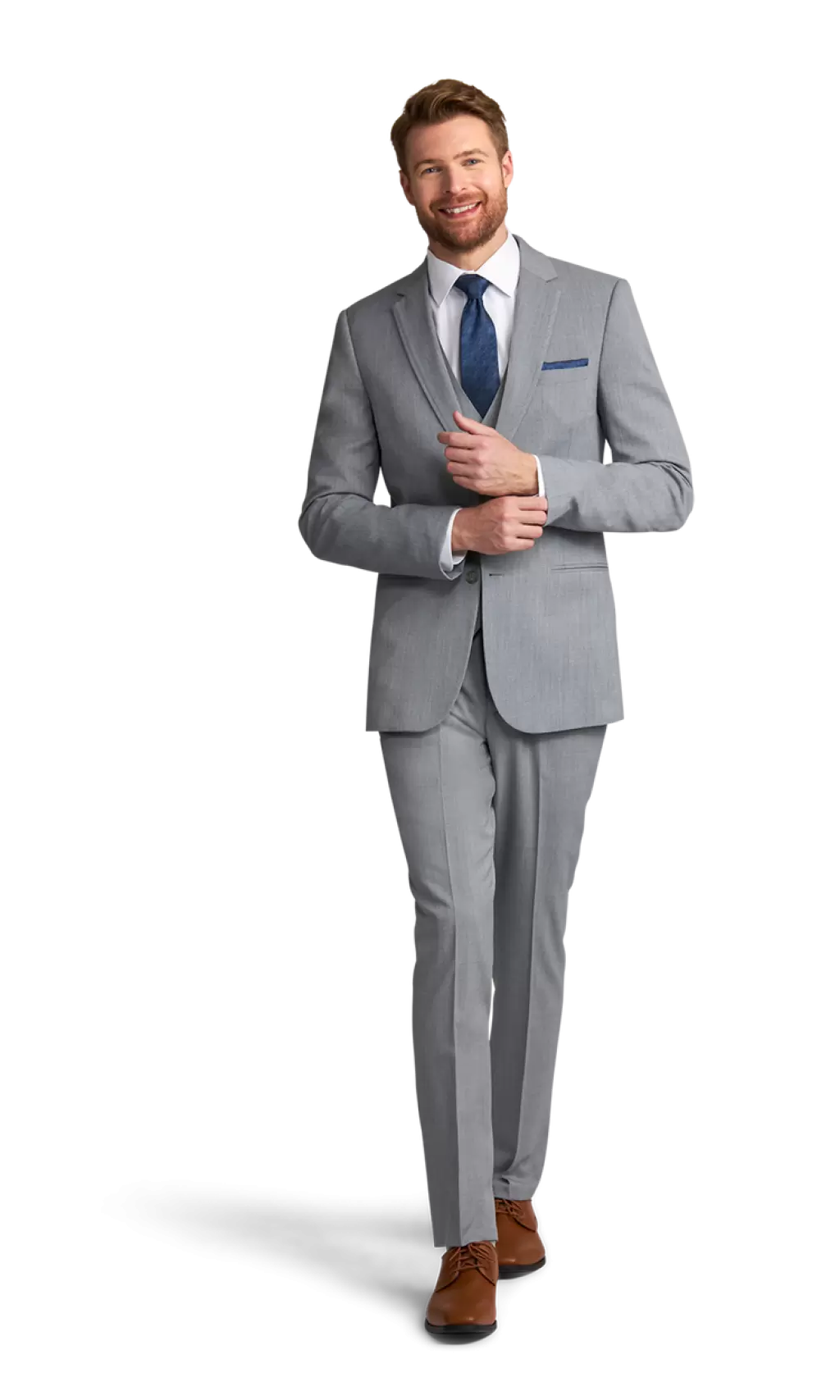 Heather Grey Performance Suit