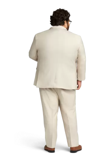 Tan Stretch Suit Separates