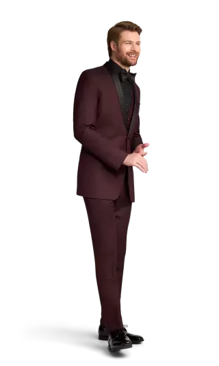 Burgundy Camden Tuxedo
