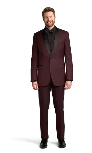 Burgundy Camden Tuxedo