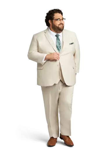 Tan Stretch Suit Separates