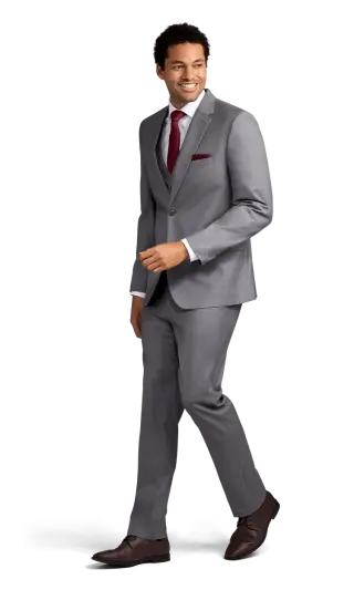 Grey Stretch Suit Separates