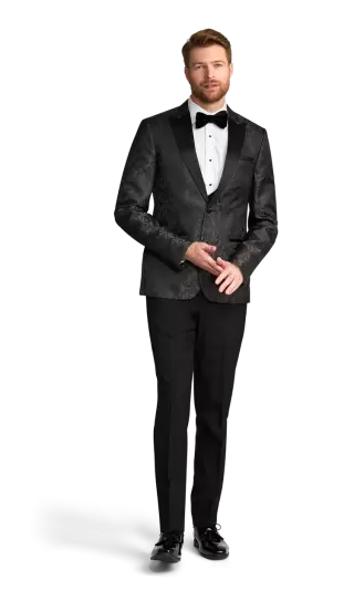 Black Paisley Chase Tuxedo