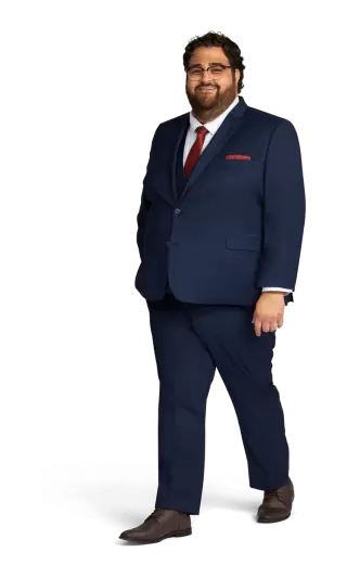 Navy Stretch Suit Separates